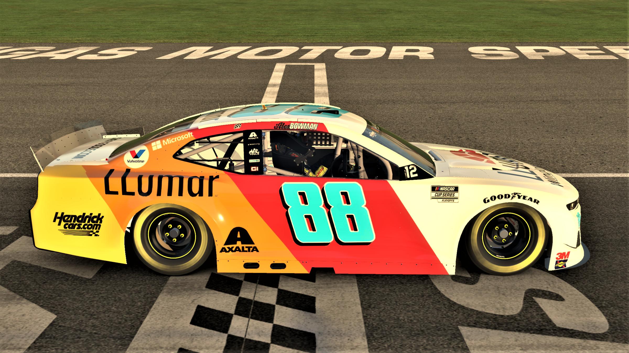 Preview of Alex Bowman LLumar No Number (UPDATED FOR PLAYOFFS) by Quinn J.