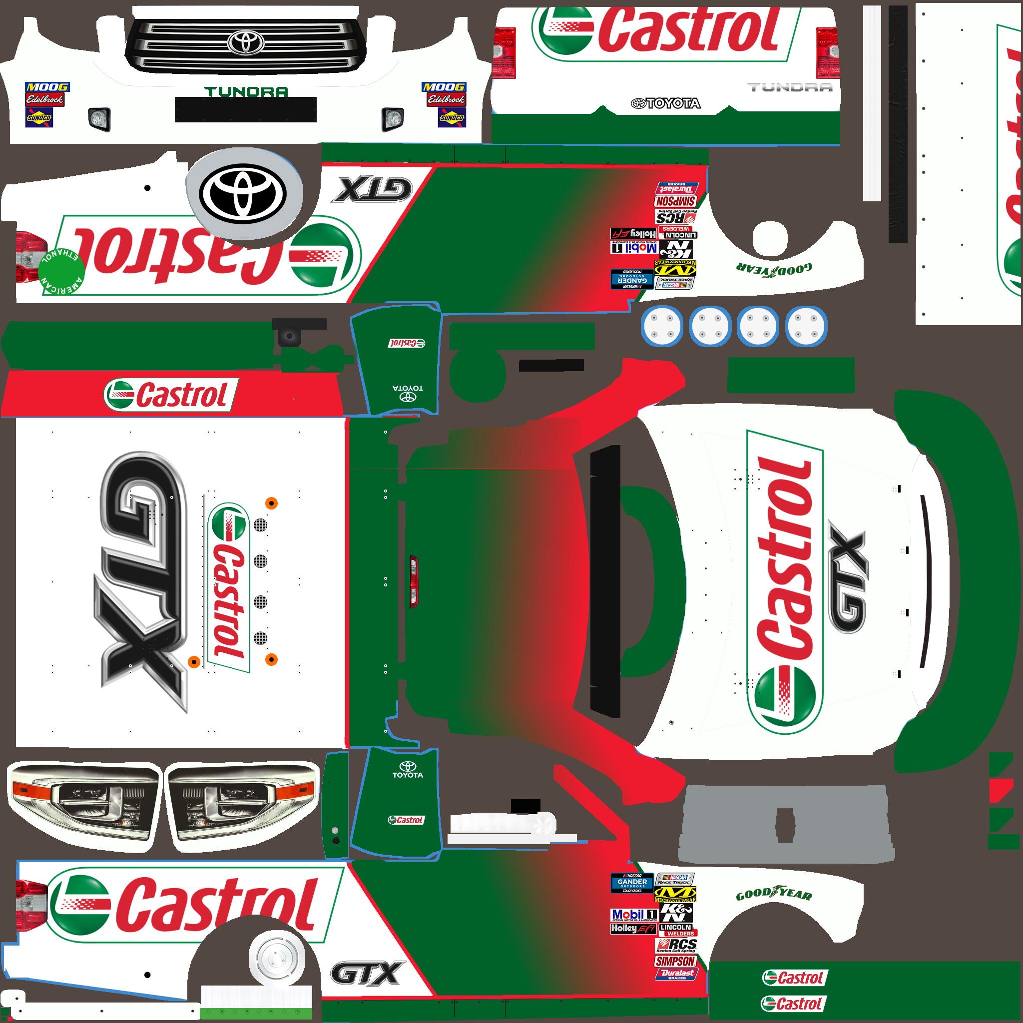 Preview of Castrol Toyota Tundra - No Numbers by JW Salyers
