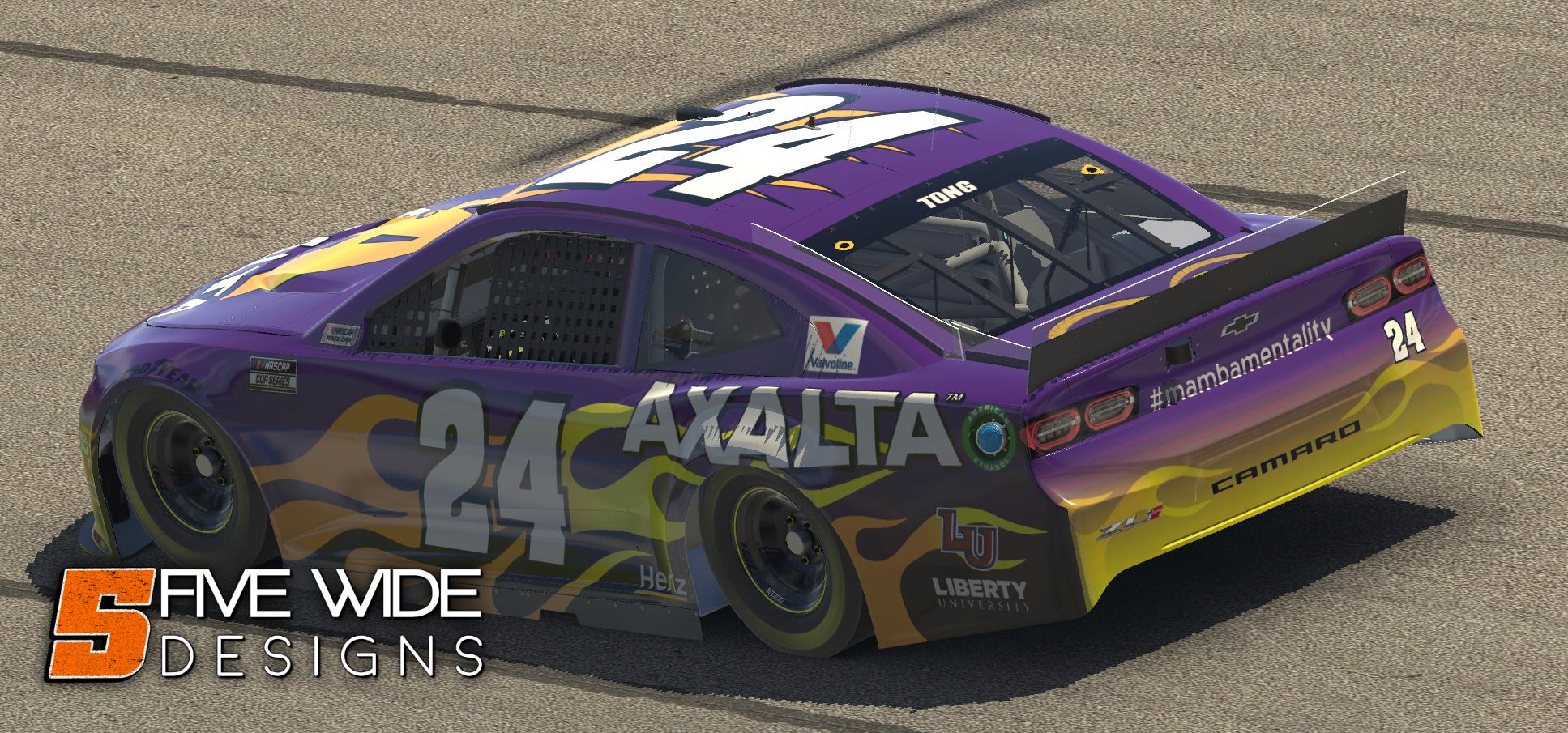 Preview of 24 William Byron Axala Kobe Bryant Tribute Custom by Trevor Tong