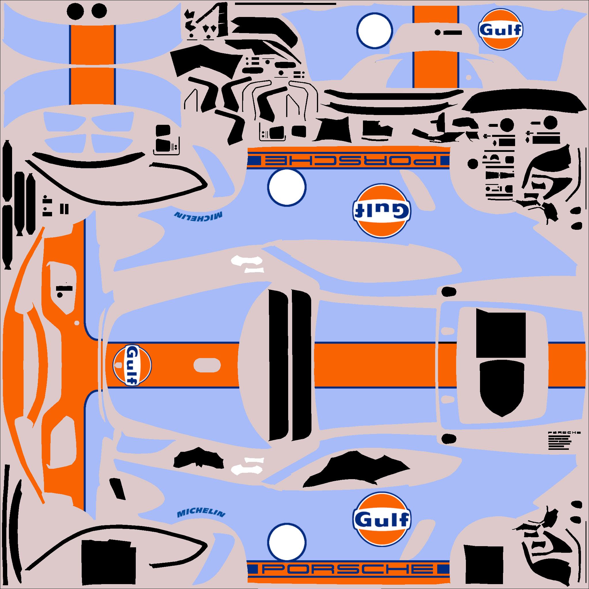 Preview of Porsche 718 GT4 Gulf by Clyde Coman