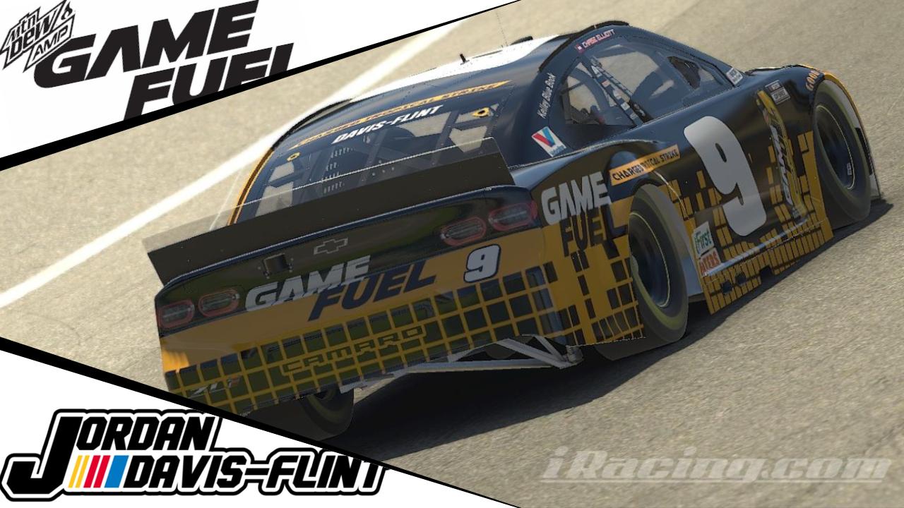 Fictional Chase Elliott Mountain Dew Game Fuel Charged Tropical