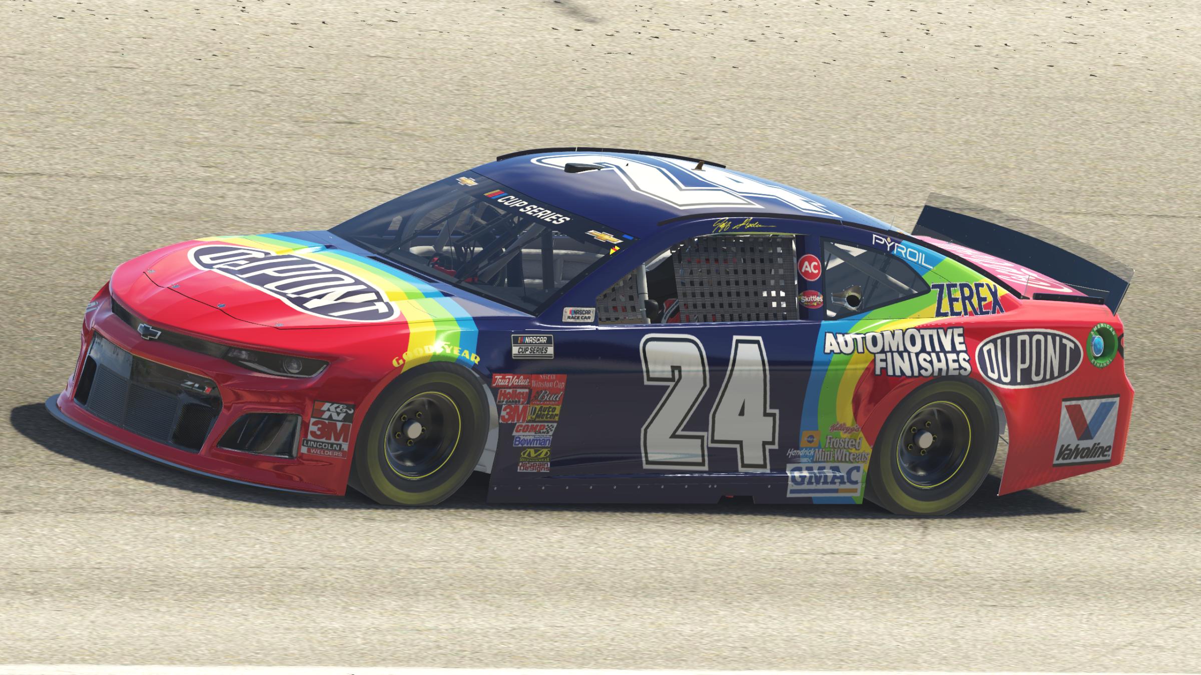 Preview of 1998 Jeff Gordon Rainbow Warrior (No Number) - NASCAR Winston Cup Champion by Russell T Despain