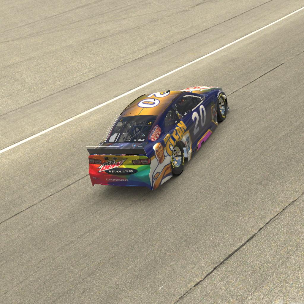 Mr Clean Cup Series Camaro by Ron Klym - Trading Paints