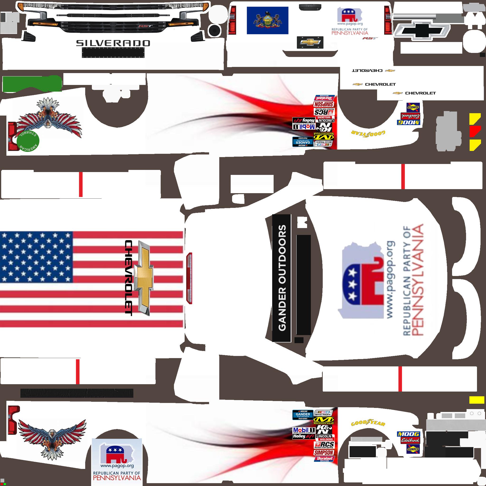 Preview of PA GOP 2020 paint scheme by Robert Knochel