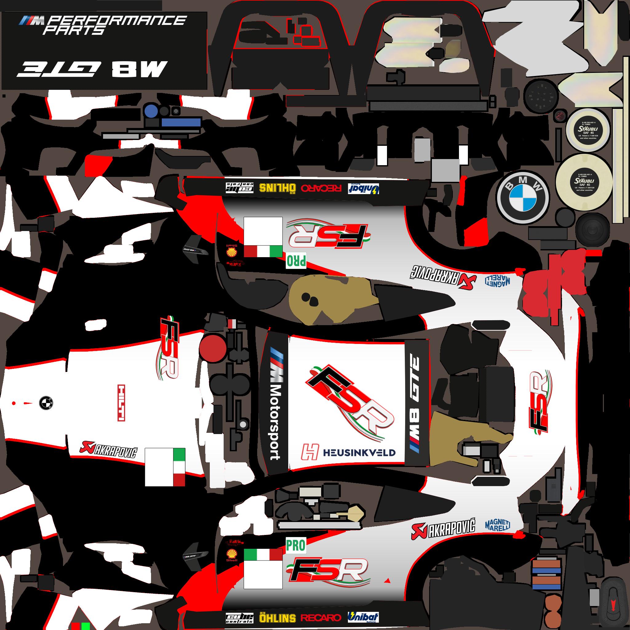 Preview of BMW M8 GTE FSR copy by Daniele fadda