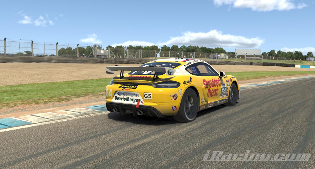 Preview of Shredded Wheat BTCC car scheme on the Porsche 718 Cayman by Jim B.