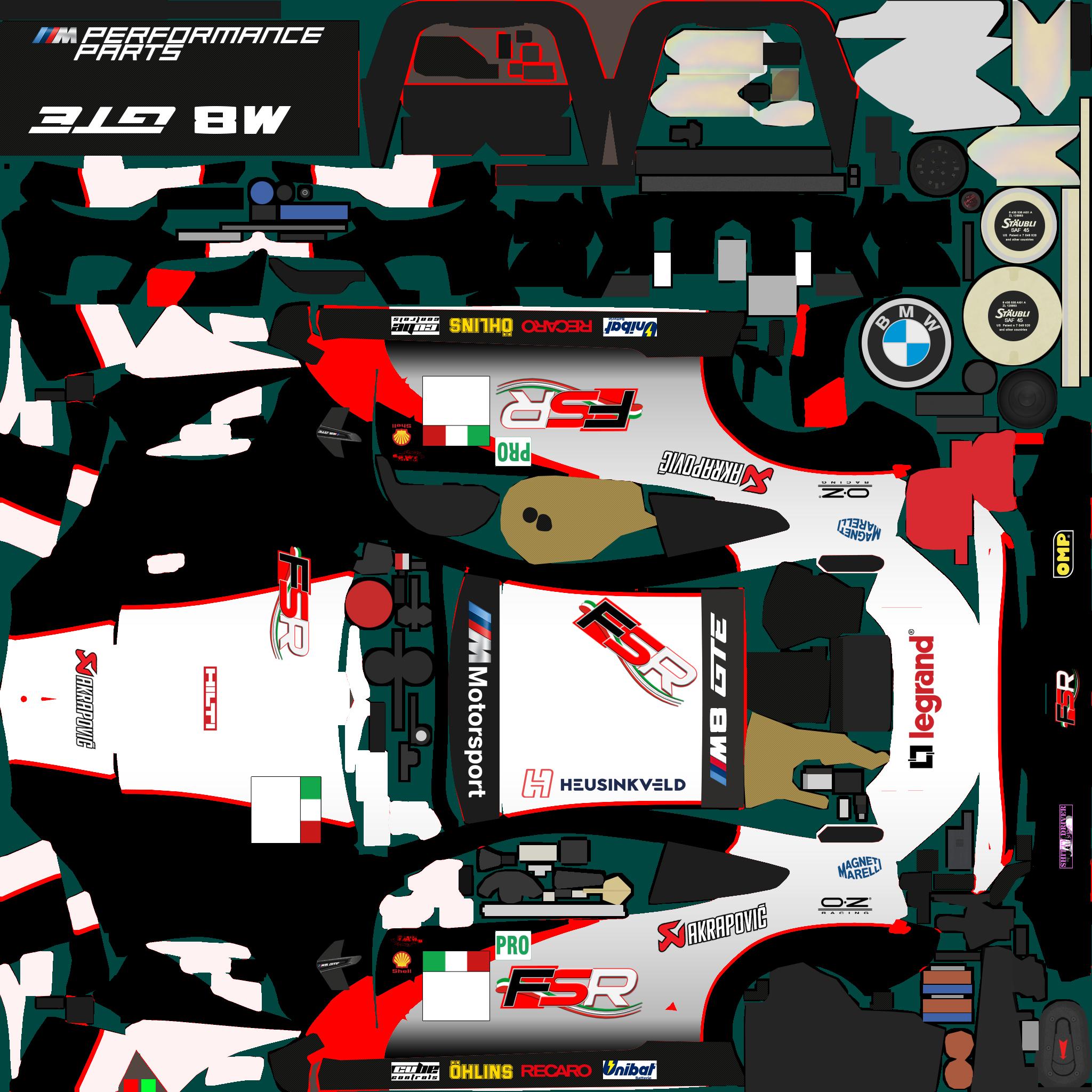 Preview of BMW M8 GTE FSR copy by Daniele fadda