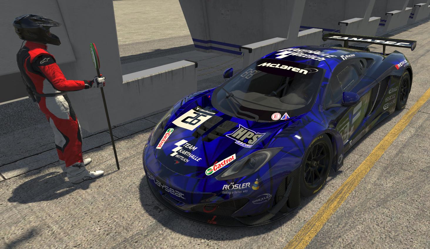 Preview of HPSR Community McLaren MP4 GT3 Blau by Richard Finkenzeller