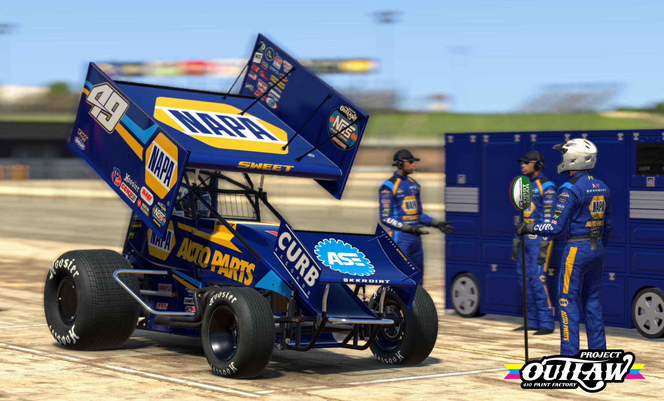 2020 Brad Sweet NAPA Fire Suit by Adam Heili Trading Paints