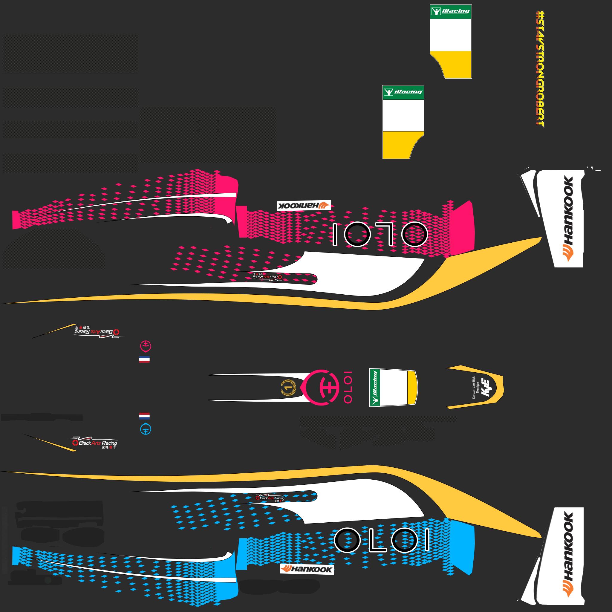 Preview of Joey Alders Black Arts Racing Formula 3 Asia 2019-20 Champion Replica Dallara F3 by Karsten van Eijck
