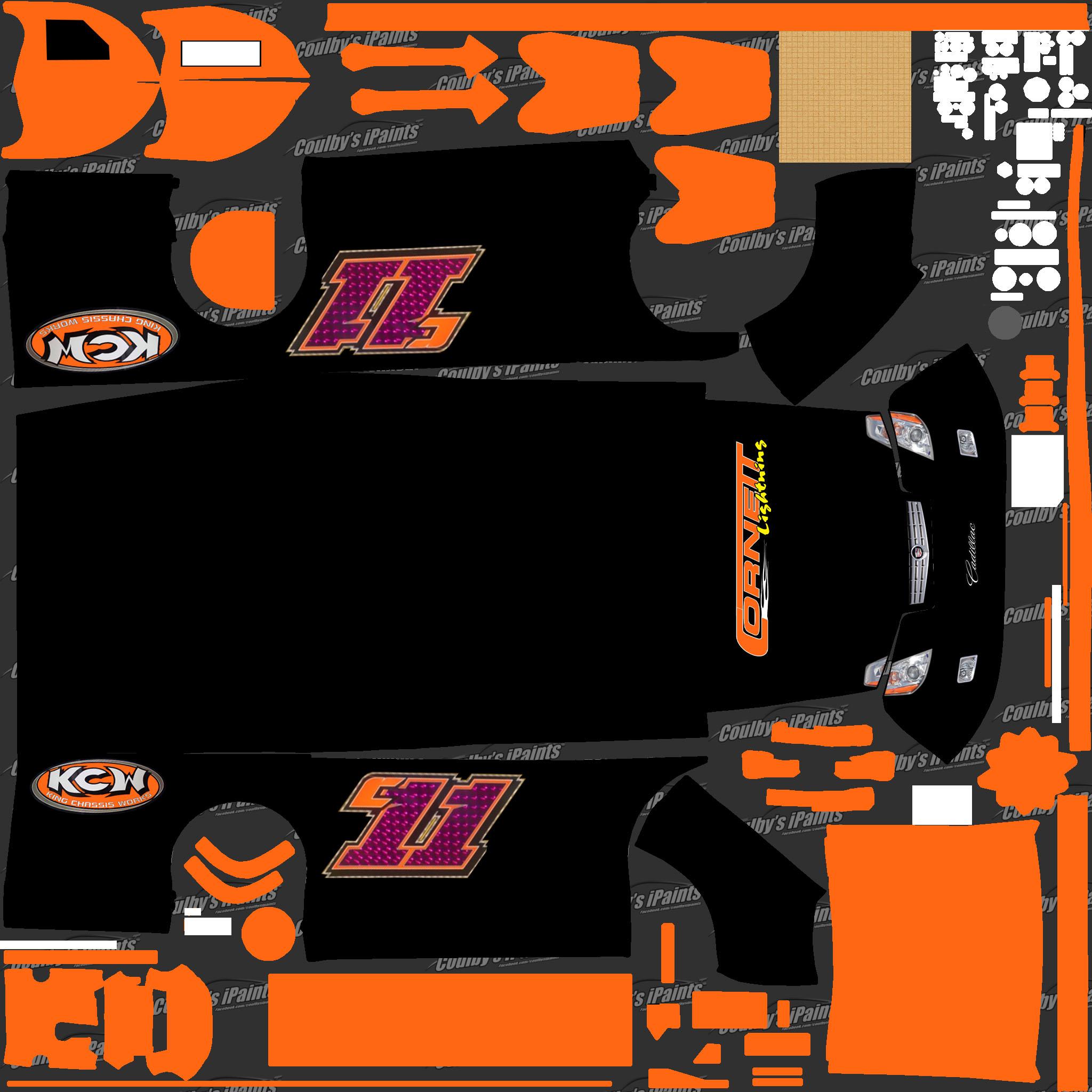 Preview of Dirt Late Model Coulbys iPaints Black clyde stanton car 2 by Drey Maddox