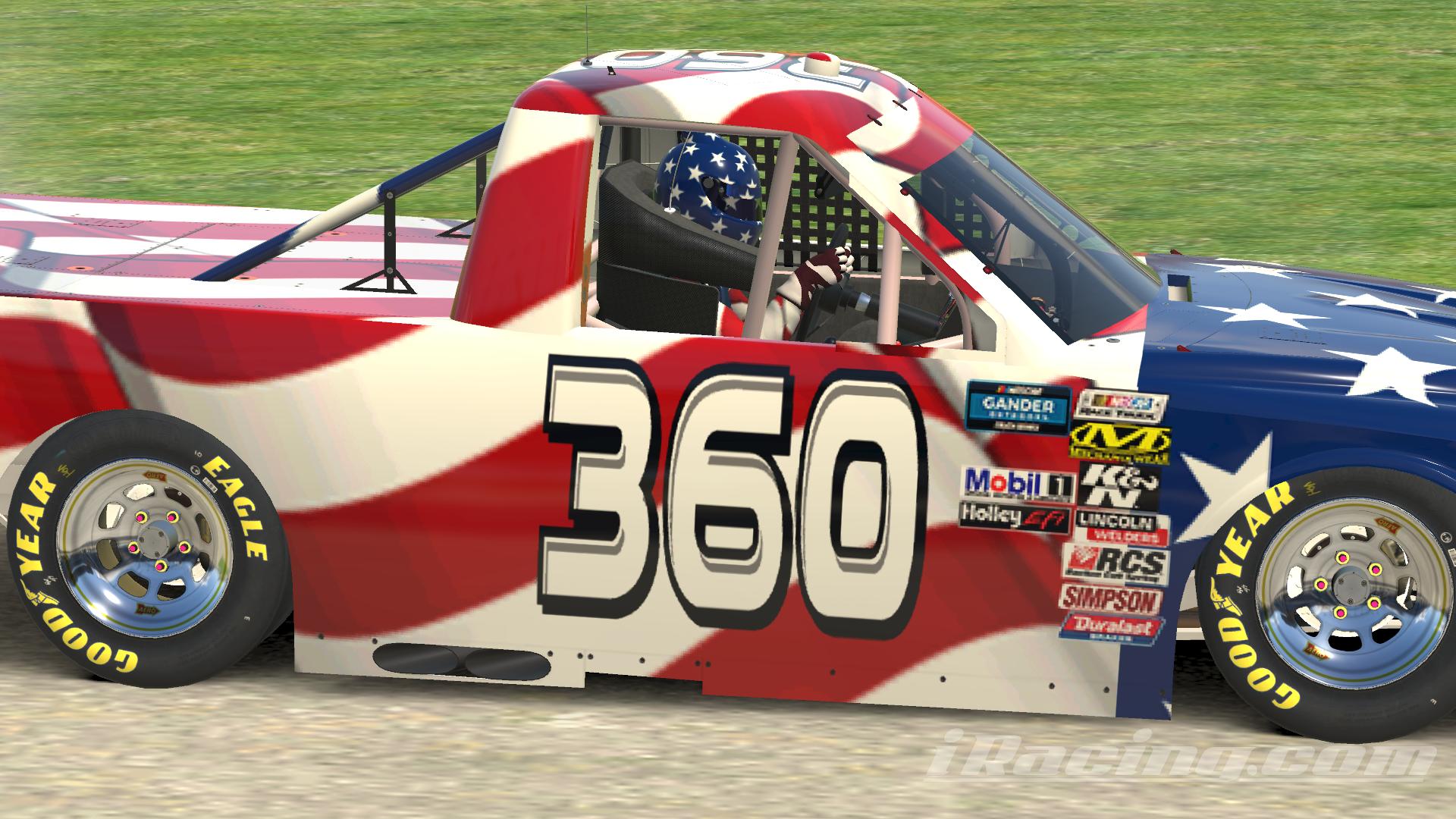 Preview of blue stars helmet by Chuck Patterson