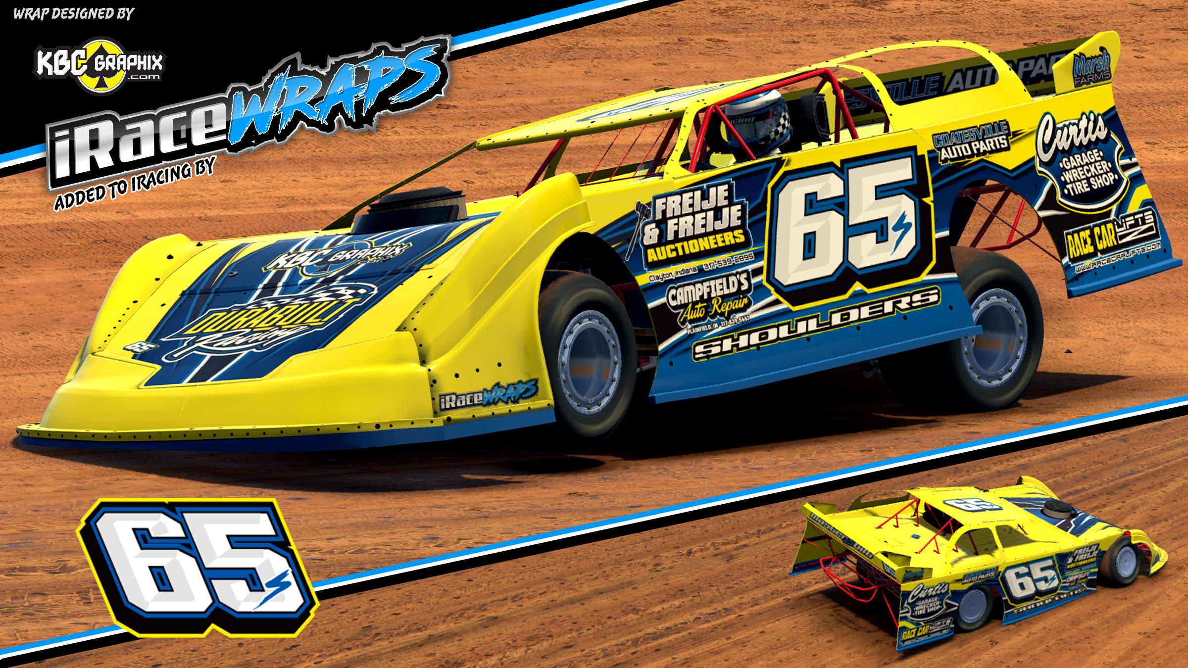 Preview of Dustin Shoulders - Dirt Late Model from iRaceWraps by Michael E.