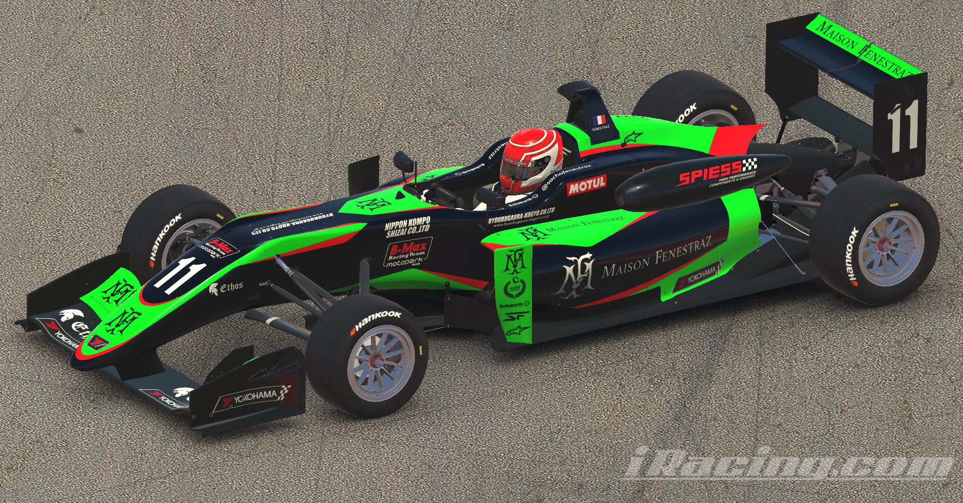 Preview of 2019 Sacha Fenestraz Japanese F3 Livery by Miles Murphy