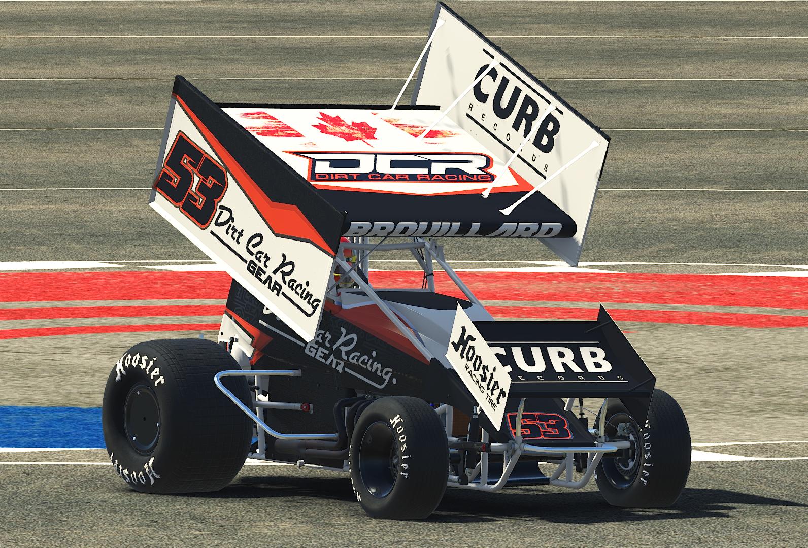 Preview of  Zachary Brouillard #53 Dirt Car Racing Gear Sprintcar by Cam C.