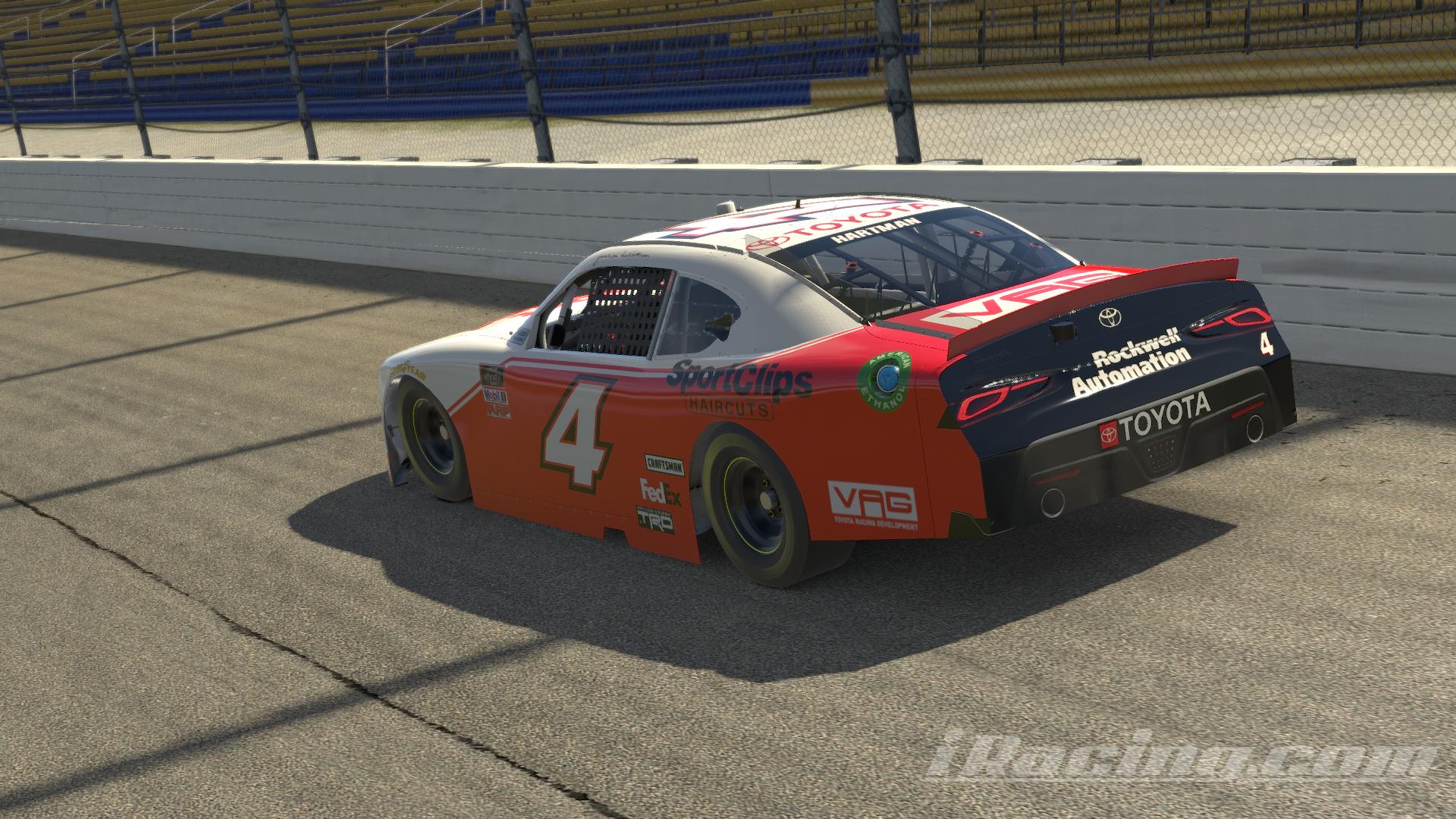Sport Clips Racing Fictional Sport Clips Car by Jaxson Hartman - Trading Paints