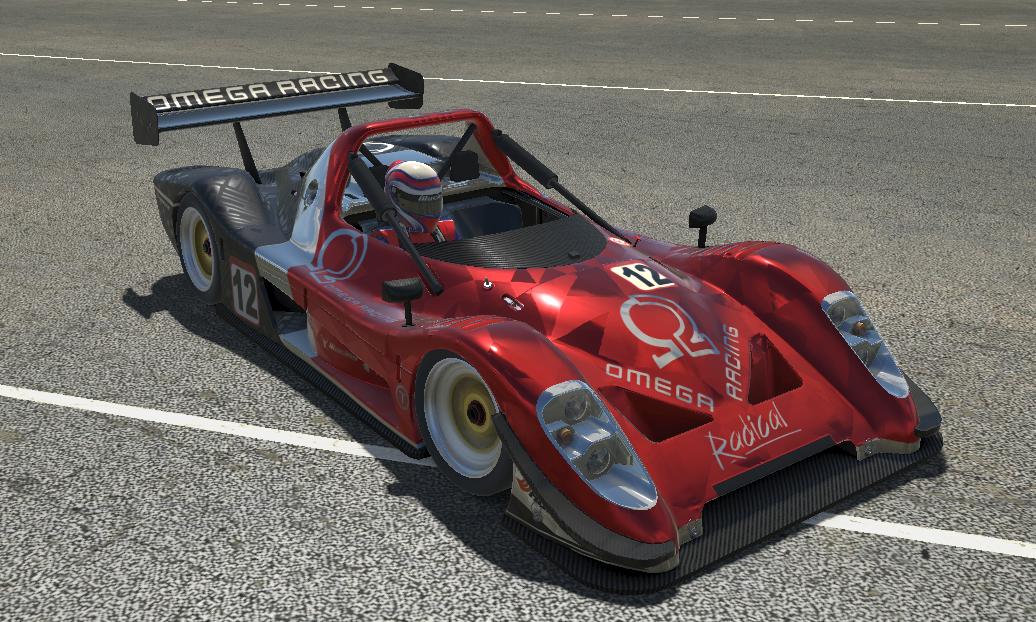 Red Omega Racing Omega Racing Radical SR8 by Adnan A. - Trading Paints