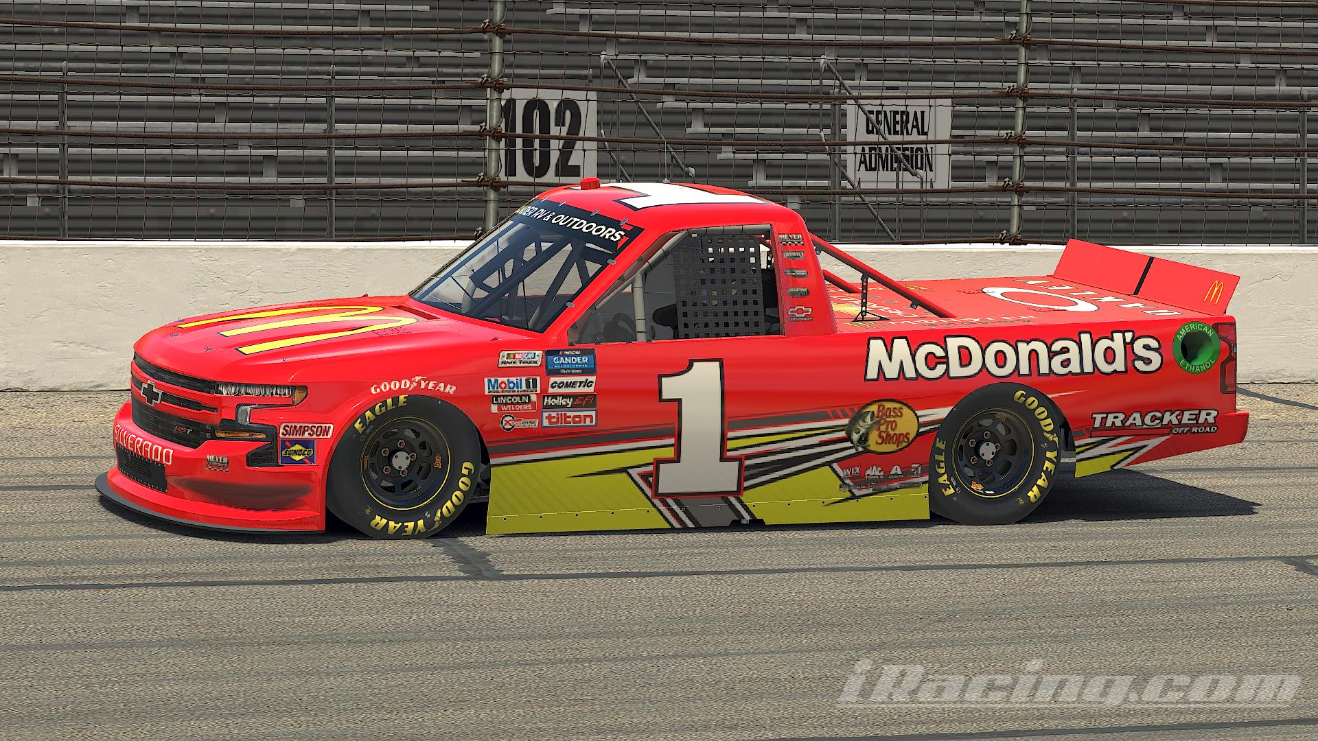 Preview of McDonalds Chevrolet Silverado NO# by Matthew Meyer3