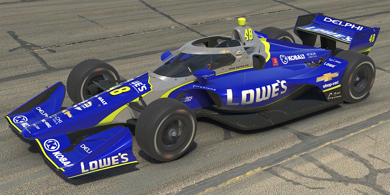 Preview of Lowes Fictional IR18 - NUMBERED Chevy by Jason K.