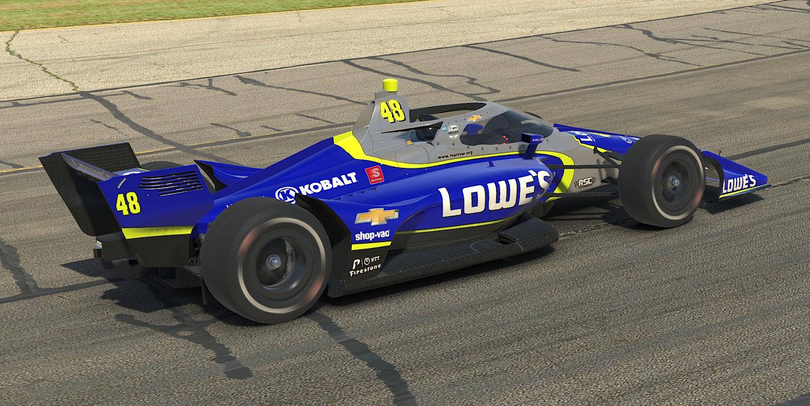 Preview of Lowes Fictional IR18 - NUMBERED Chevy by Jason K.