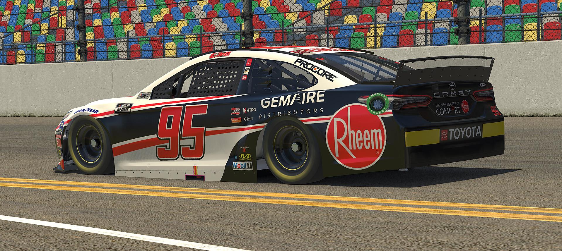 Preview of Fictional #95 - Christopher Bell - Rheem Toyota Camry XSE - 2020 (Custom #) by Timothy Dolbin