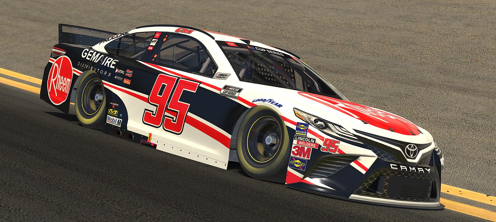 Preview of Fictional #95 - Christopher Bell - Rheem Toyota Camry XSE - 2020 (Custom #) by Timothy Dolbin