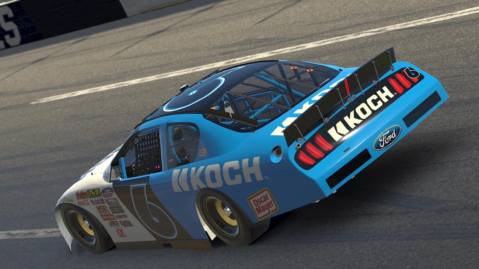 Preview of Ryan Newman 2020 Koch Ford Mustang No# by Lucas Hoitsma