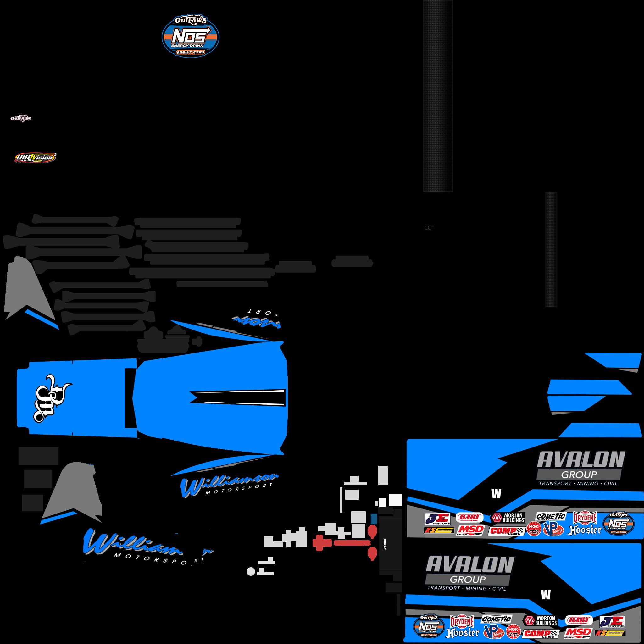 callum williamson sprint car by Declan Minchin - Trading Paints