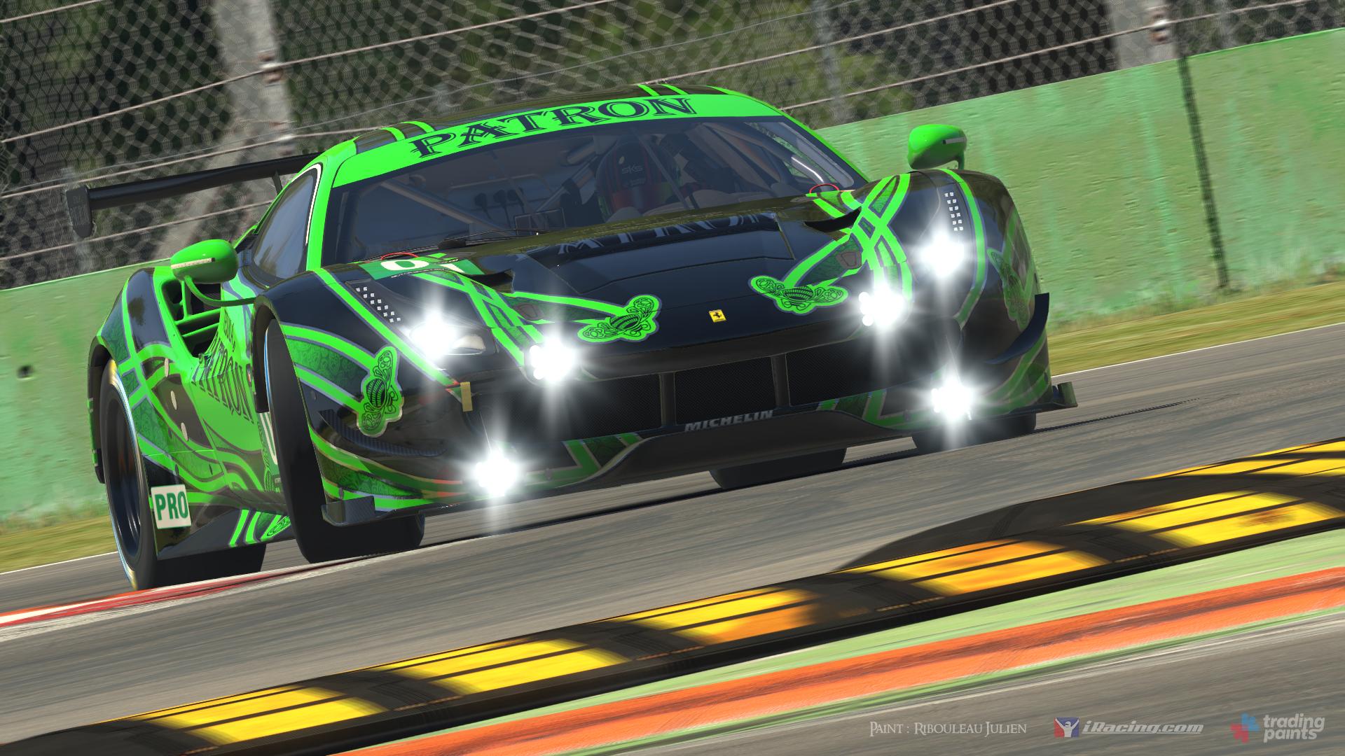 Preview of GTE- ESM 2011/2012 Tequila Patron livery - Green Banner by Julien Ribouleau
