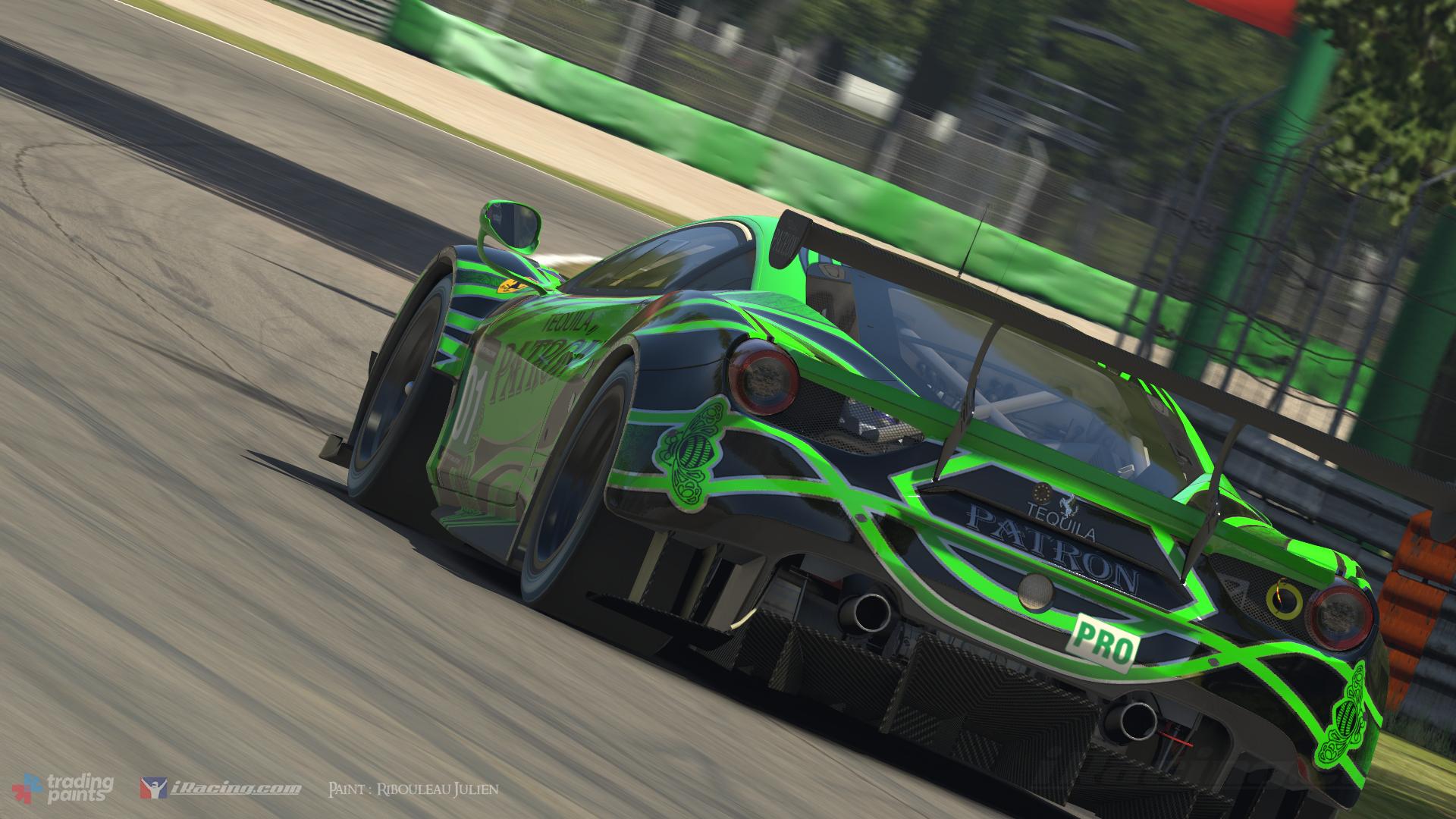 Preview of GTE- ESM 2011/2012 Tequila Patron livery - Green Banner by Julien Ribouleau