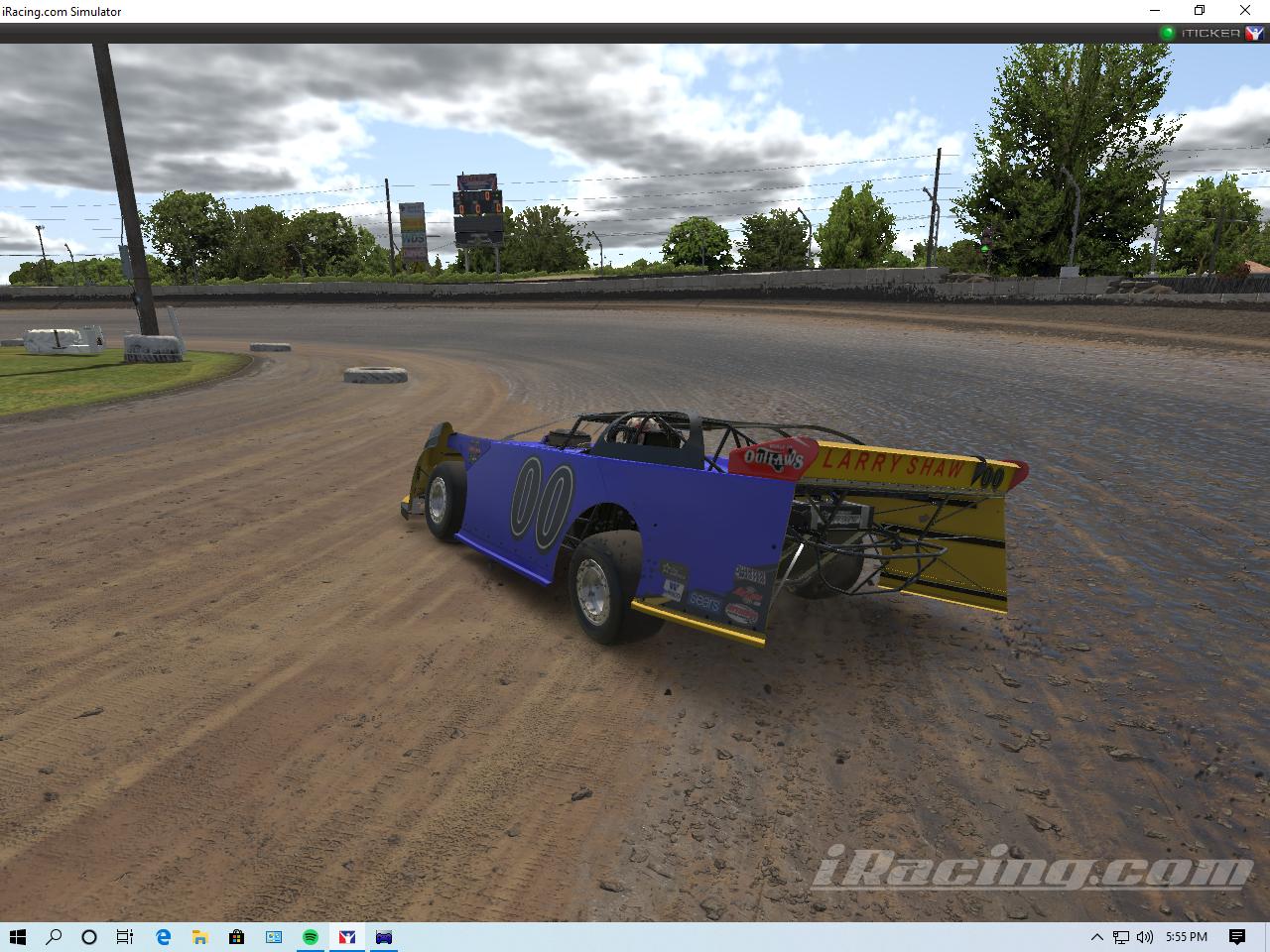 Preview of blue red super late model by Ike Raymond Jr.