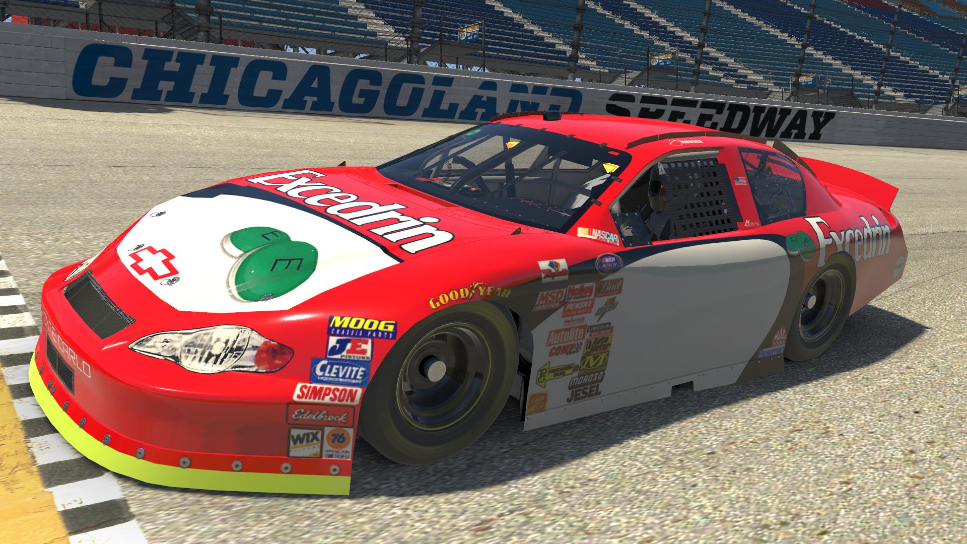 Preview of 2001 #92 Jimmie Johnson Excedrin Chevrolet Monte Carlo No Numbers by Marshall Newton