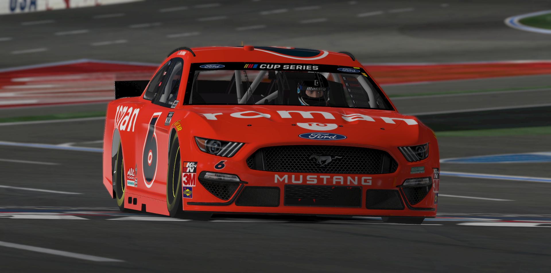 Preview of Ryan Newman 2020 Roman Mustang Numbered by Doug DeNise