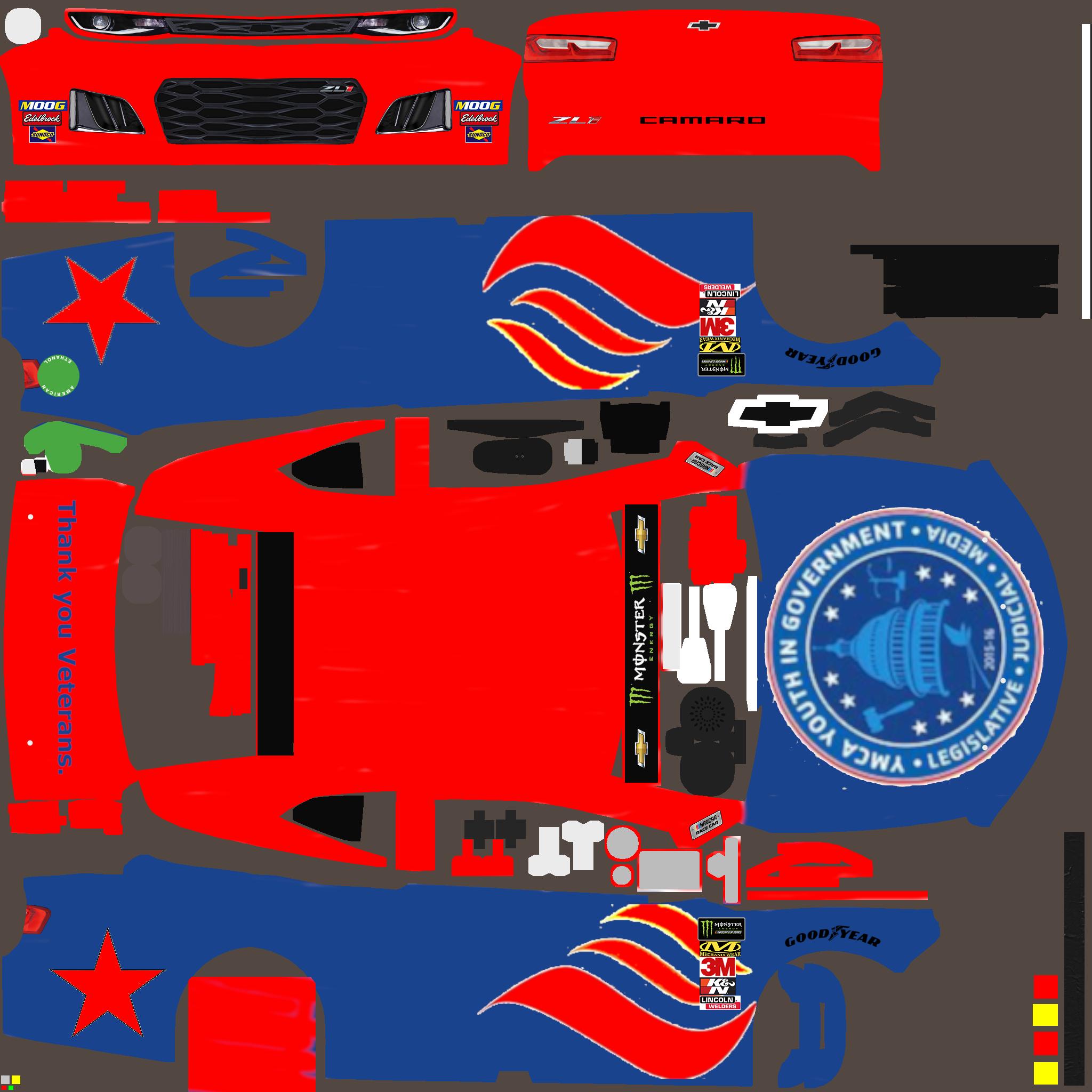 Patriotic Cup Car by Robert Knochel - Trading Paints