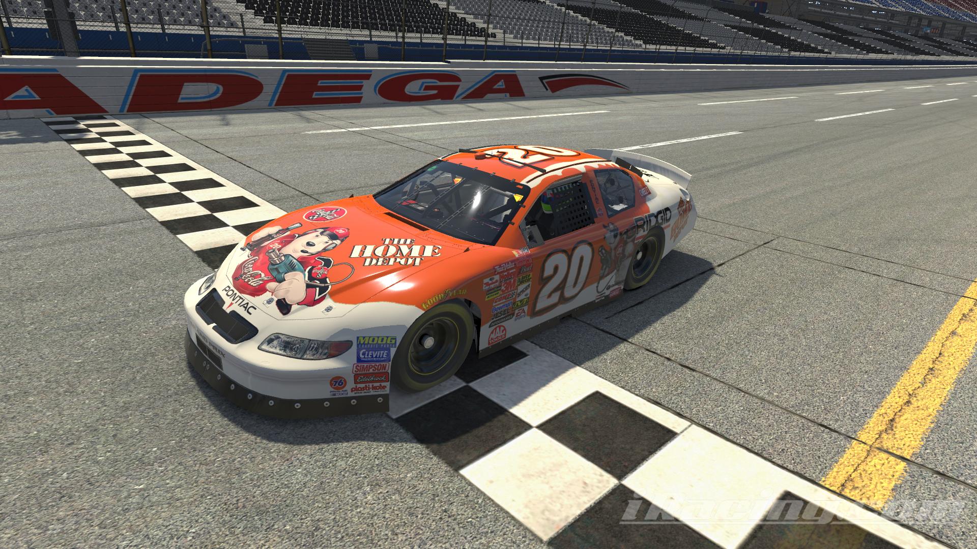 Preview of Tony Stewarts 2001 EA Sports 500 Coca-Cola Polar Bear Pontiac (W/O Custom #) by Steven Waller