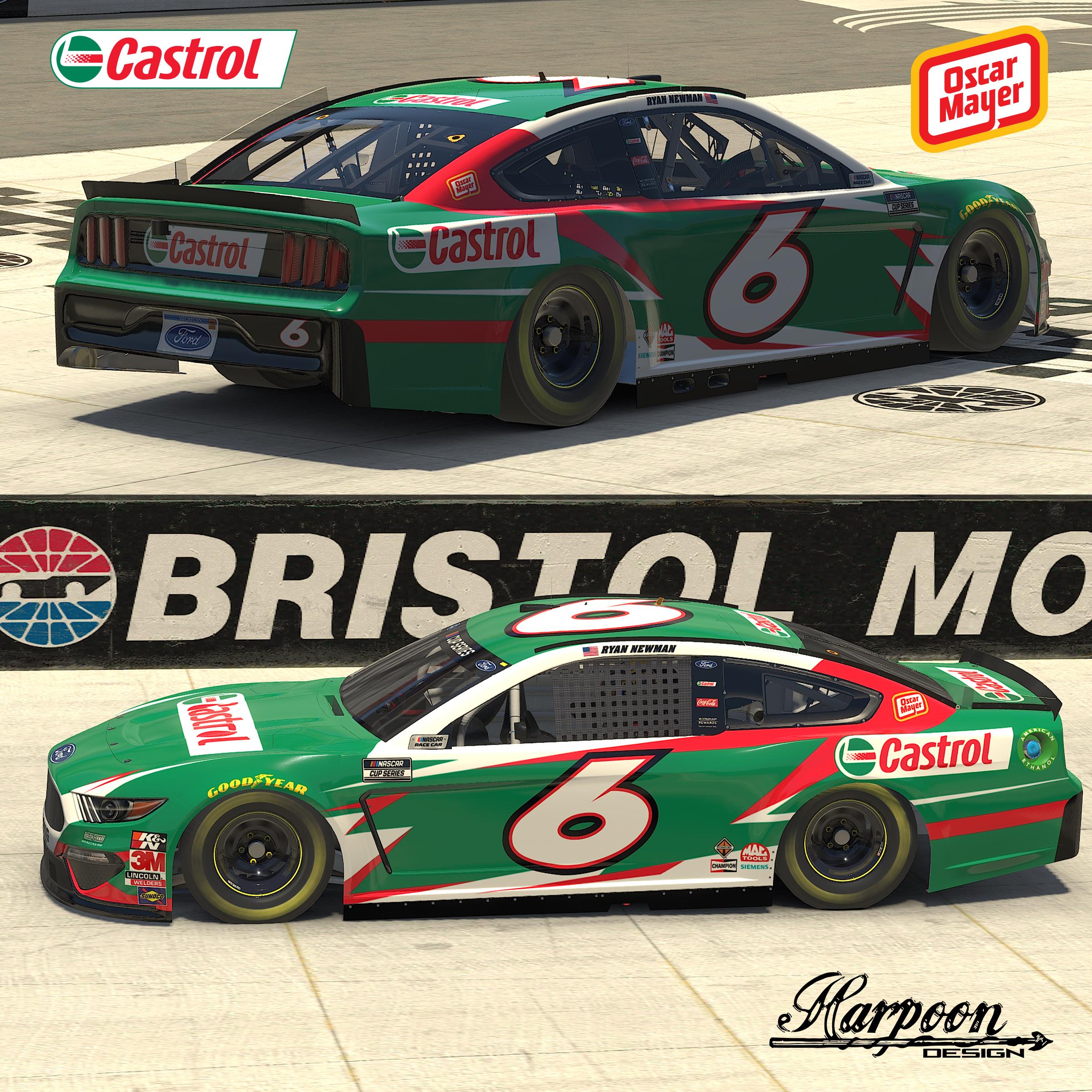 Preview of 2020 Ryan Newman Castrol Edge Mustang no num by Brantley Roden