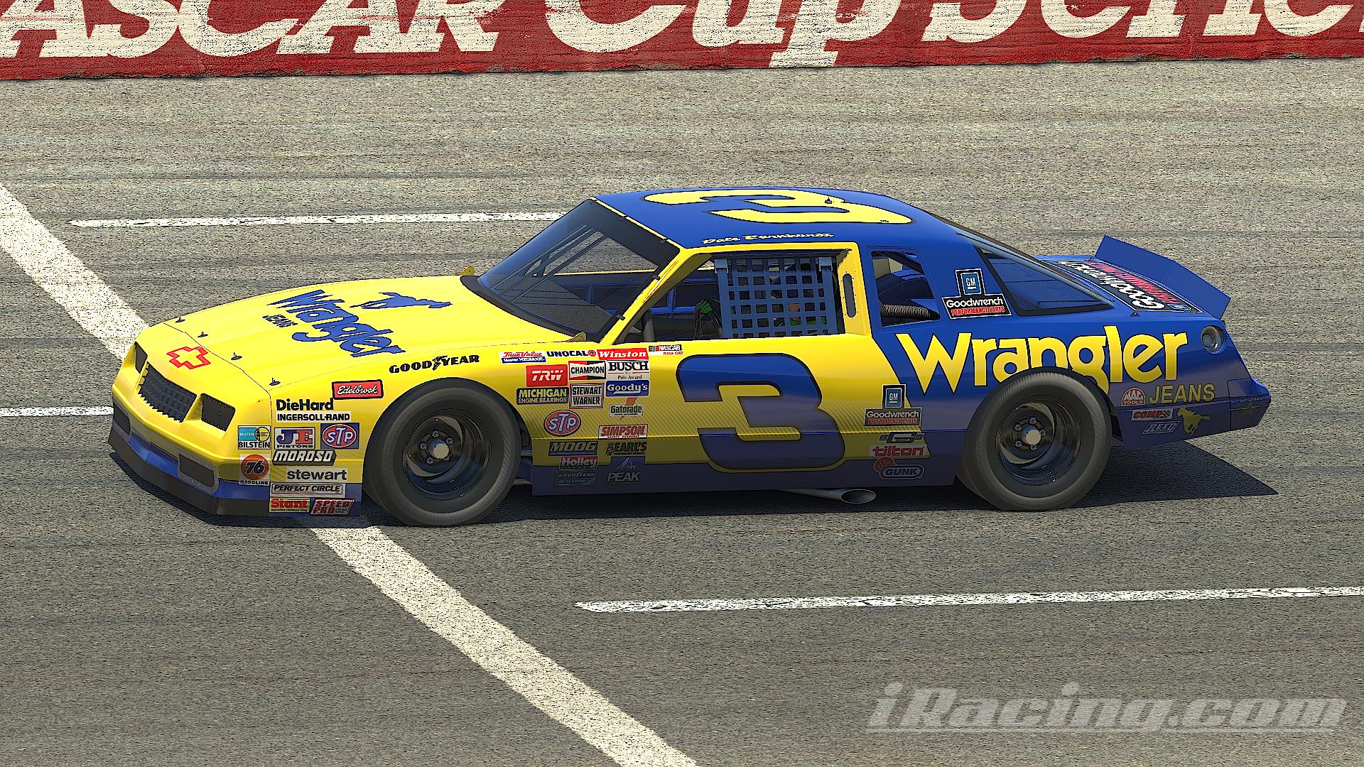 Preview of Dale Earnhardt Sr Wrangler (no #) 1987 Chevrolet Monte Carlo by Nicholas Doucette