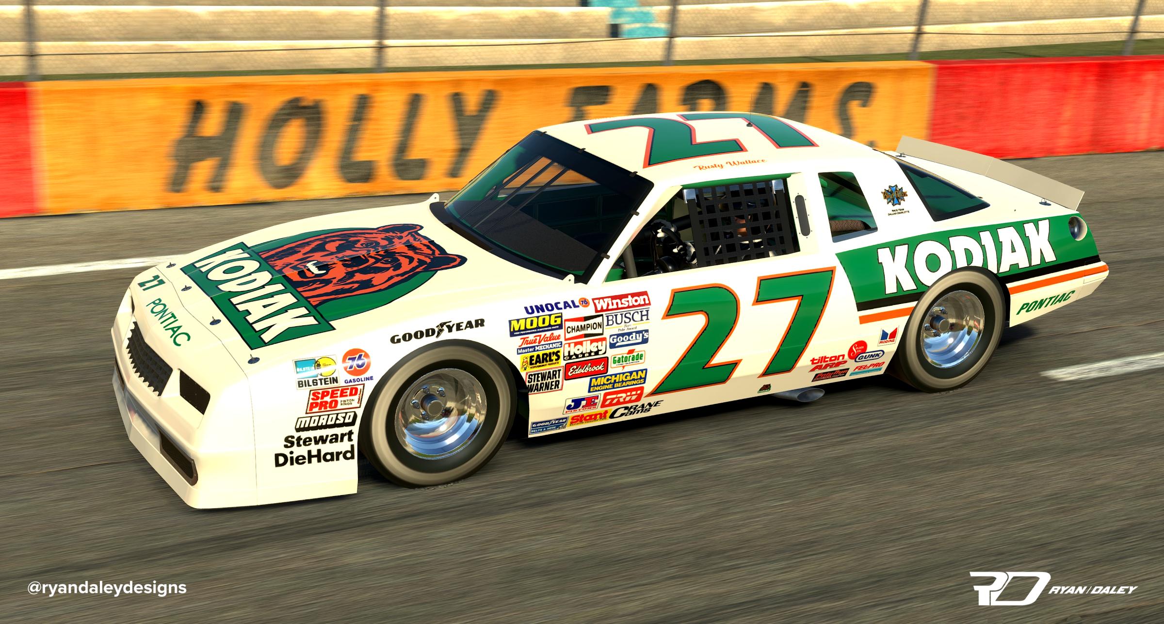 Preview of 1987 #27 Rusty Wallace Kodiak No Numbers by Ryan Daley