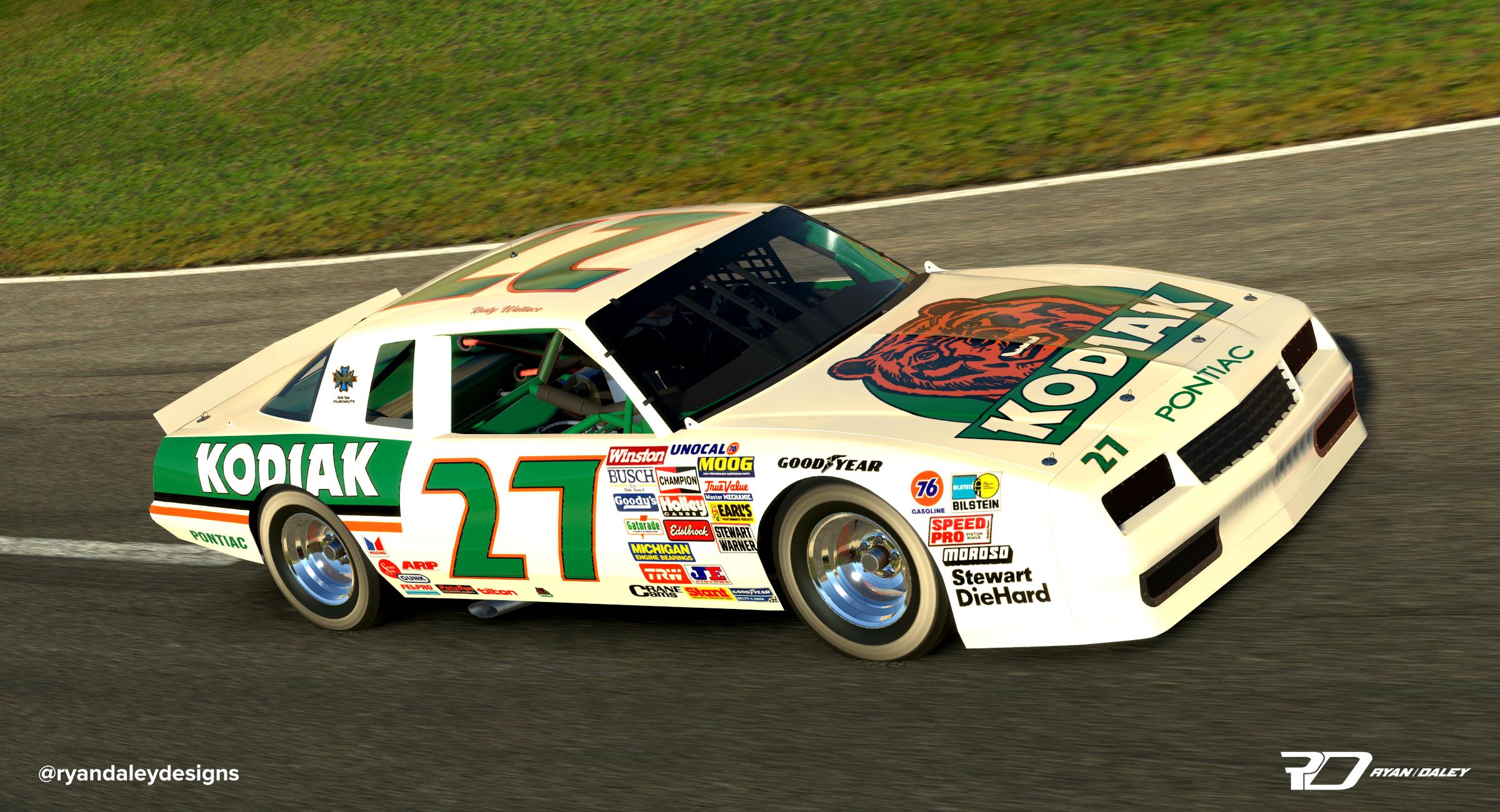 Preview of 1987 #27 Rusty Wallace Kodiak No Numbers by Ryan Daley