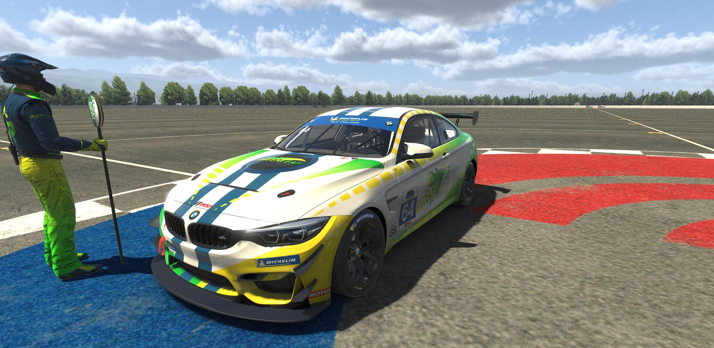 Preview of Greenleaf Racing BMW M4 GT4 White by Marnix De Wit