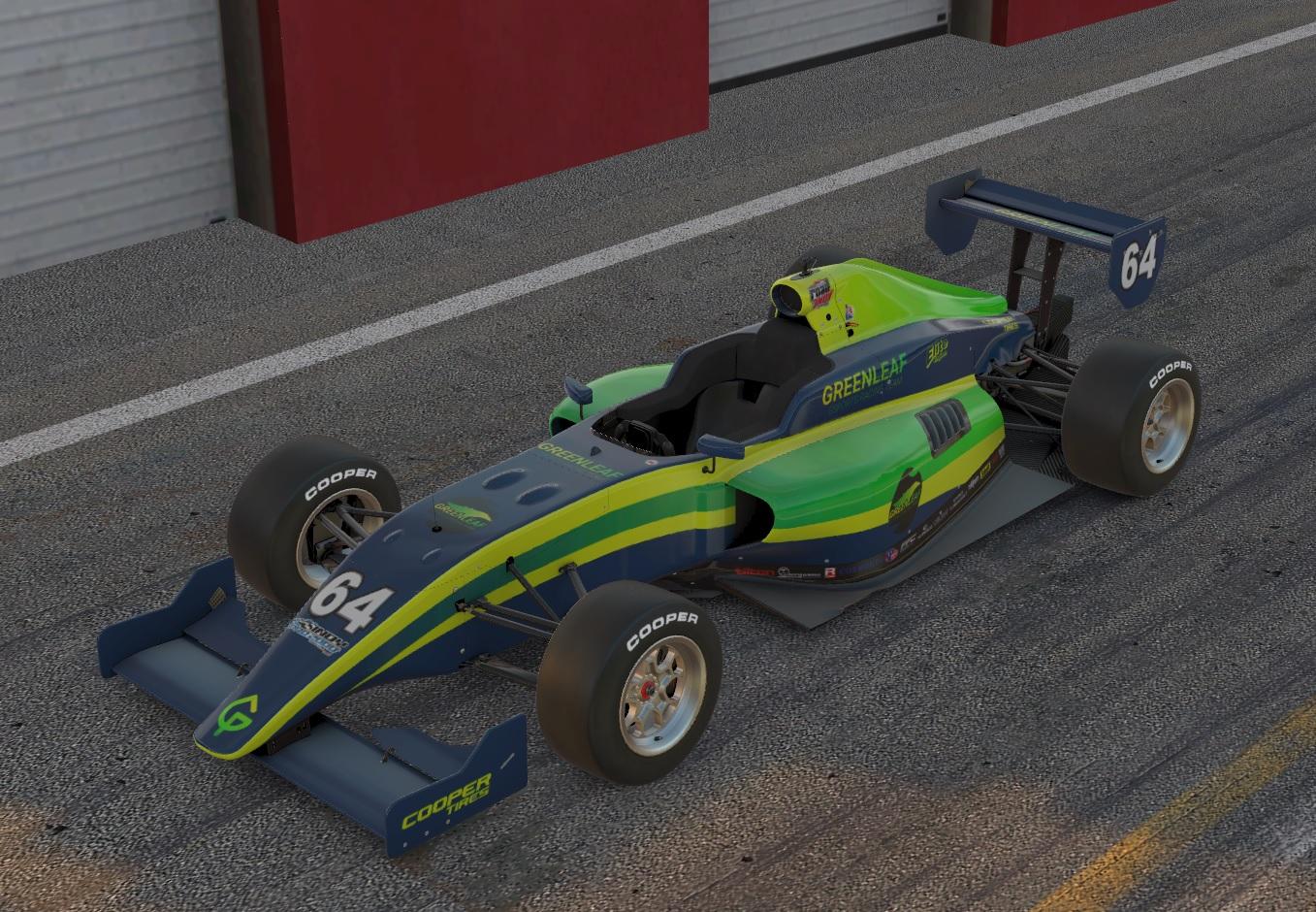 Preview of Indy Pro 2000 Greenleaf blue by Jelle Verstraeten2