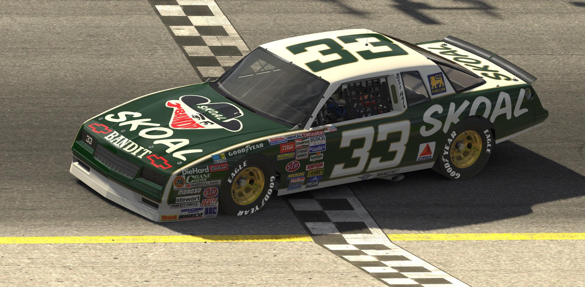 Preview of (Custom #33) 1987 Harry Gant Skoal Bandit by Josh Cade