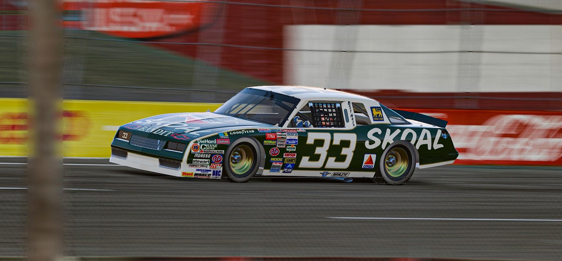 Preview of (Custom #33) 1987 Harry Gant Skoal Bandit by Josh Cade