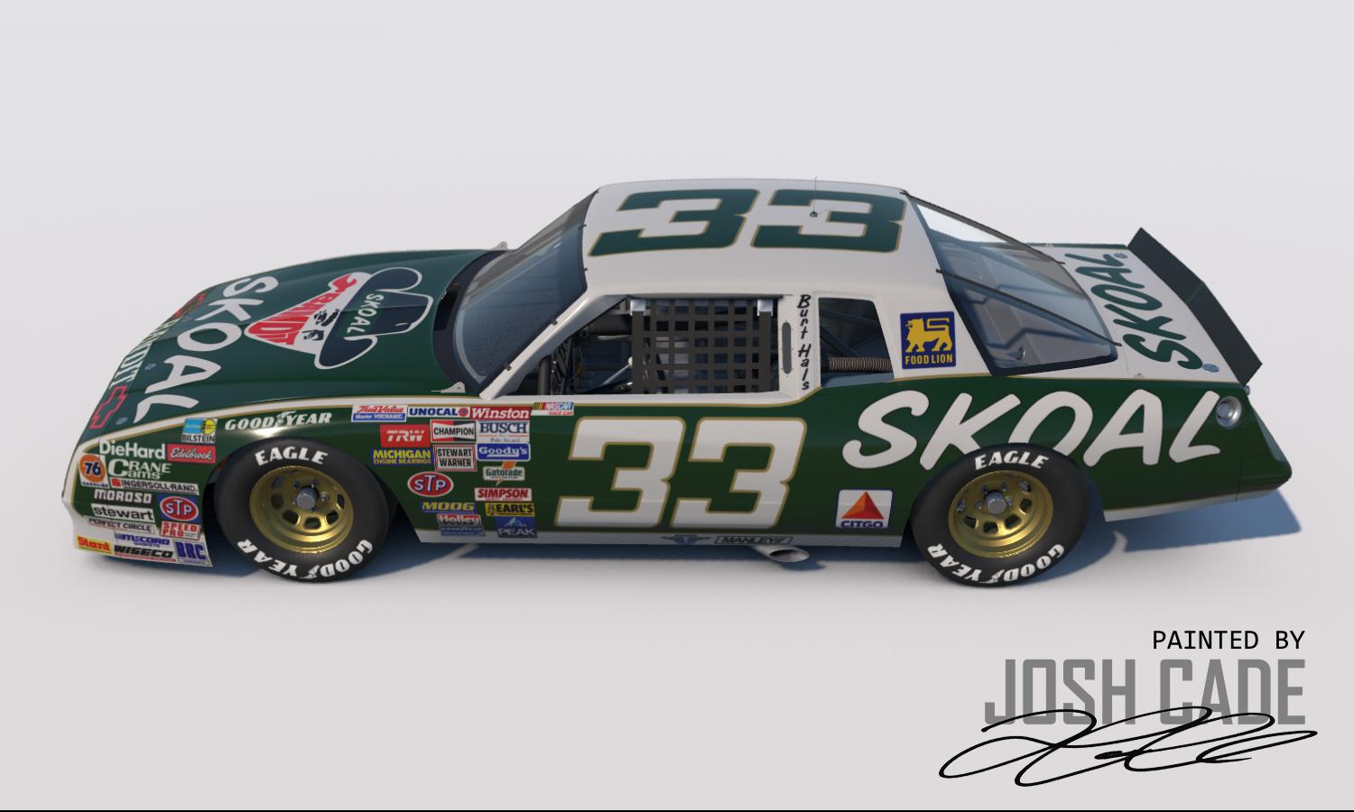 Preview of (Custom #33) 1987 Harry Gant Skoal Bandit by Josh Cade