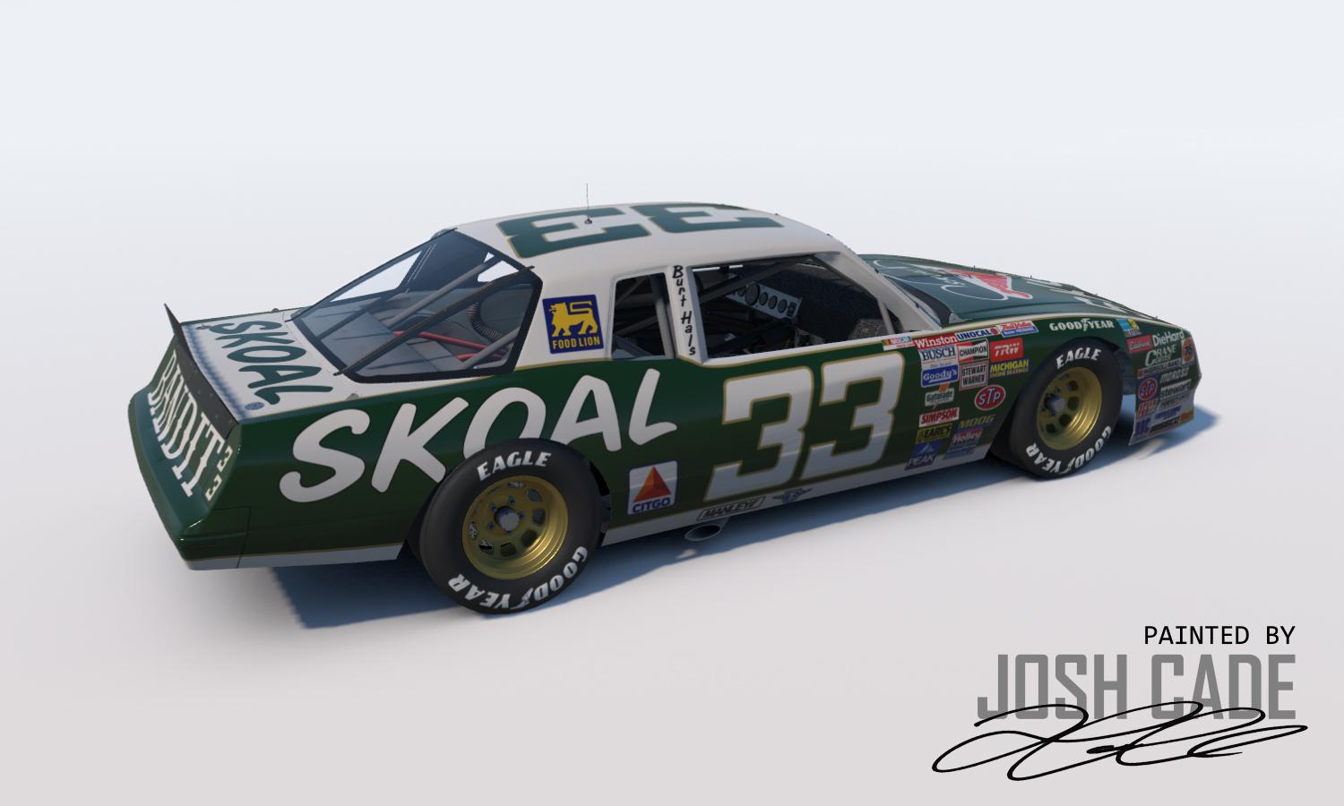 Preview of (Custom #33) 1987 Harry Gant Skoal Bandit by Josh Cade
