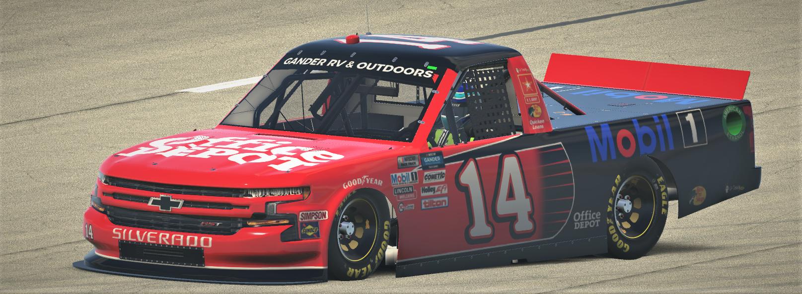 Preview of Tony Stewart 2011 Office Depot/Mobil One Silverado by Todd Ressler