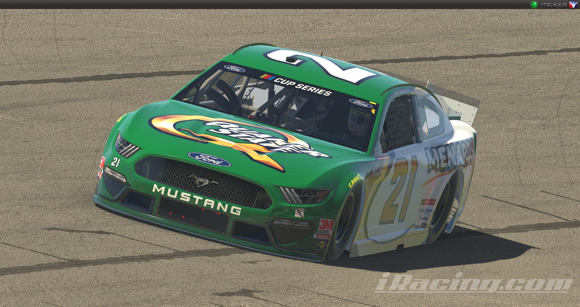 Preview of Matt Dibenedetto #21 Quaker State/Menards 2020 NASCAR Cup Series by Ryan Broderick