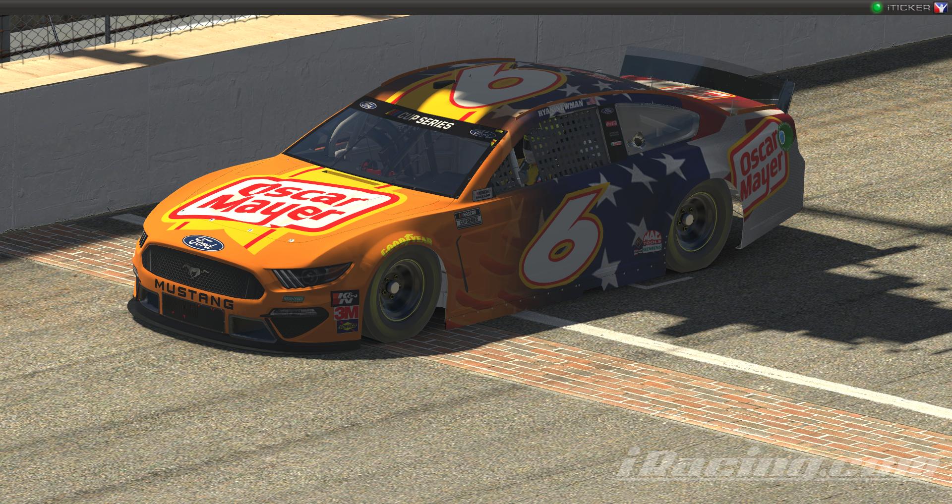Preview of Ryan Newman #6 Oscar Mayer USA 2020 NASCAR Cup Series by Ryan Broderick