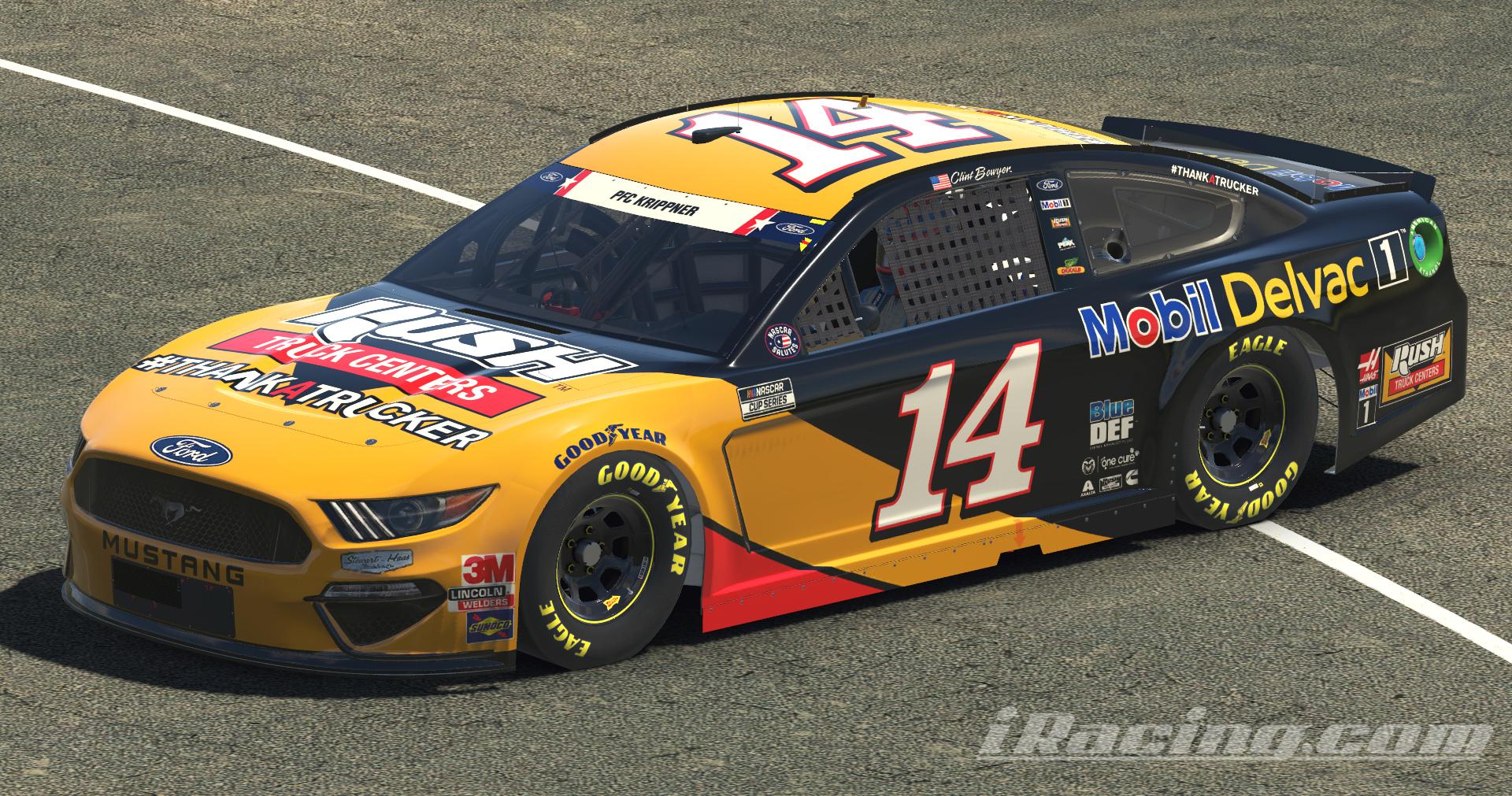 Preview of Clint Bowyer 2020 Rush / Mobil Delvac 1 (No Number) by Roberto Ramirez