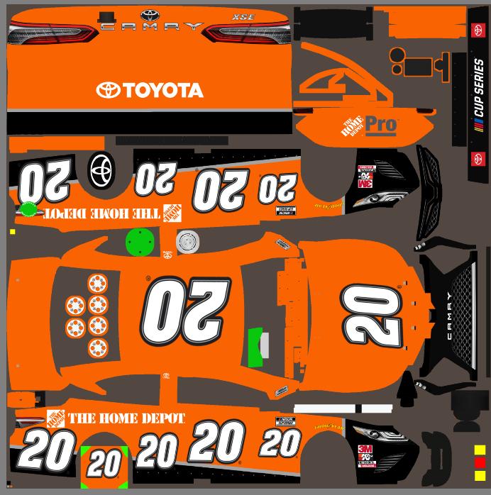 home depot number 20 *custom numbers* by Mark K. Trading Paints